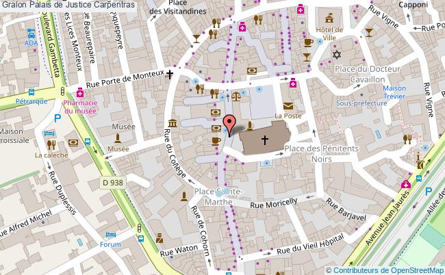 plan Palais De Justice Carpentras Carpentras