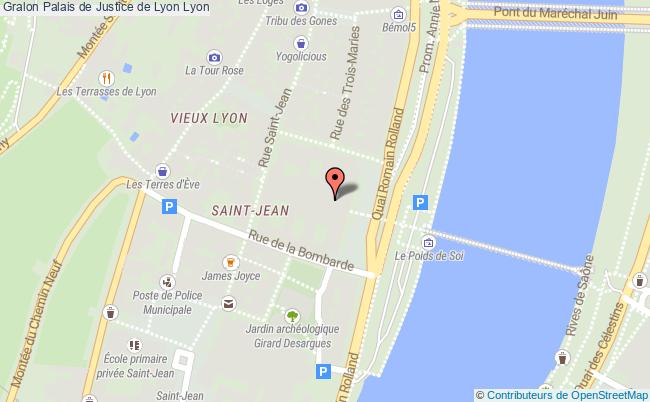 plan Palais De Justice De Lyon Lyon Lyon