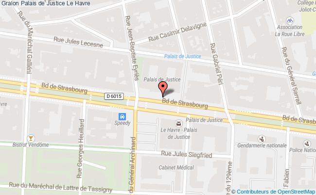 plan Palais De Justice Le Havre Le Havre