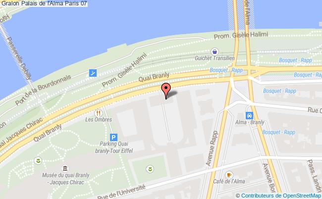 plan Palais De L'alma Paris 07 Paris 07