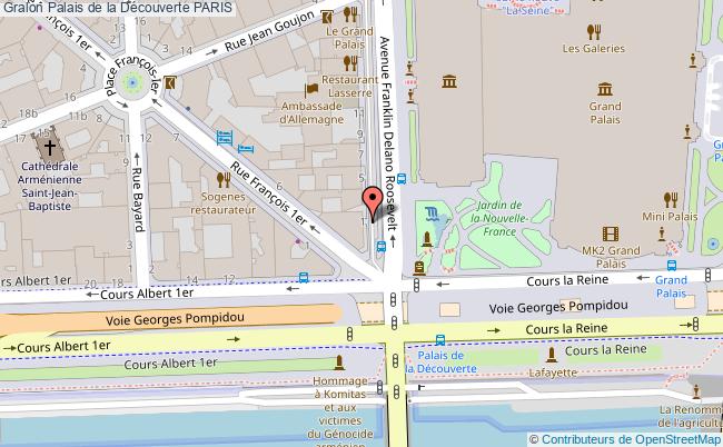plan Palais De La Découverte Paris PARIS