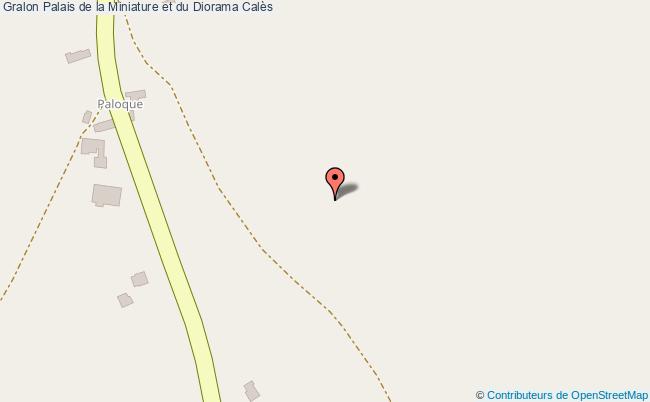 plan Palais De La Miniature Et Du Diorama Calès Calès