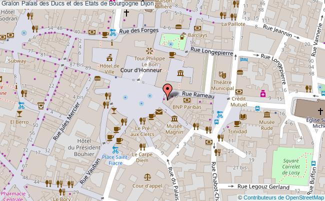 plan Palais Des Ducs Et Des Etats De Bourgogne Dijon Dijon