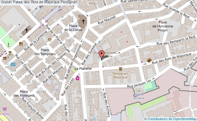 plan Palais Des Rois De Majorque Perpignan Perpignan