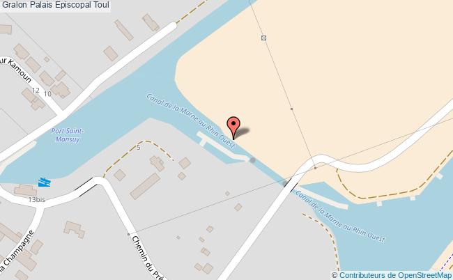 plan Palais Episcopal Toul Toul