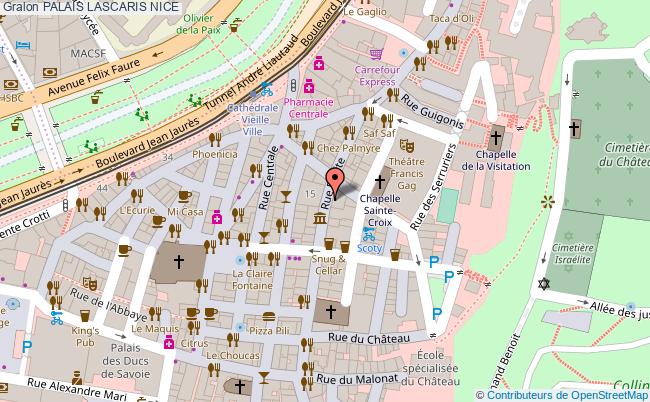 plan Palais Lascaris Nice NICE