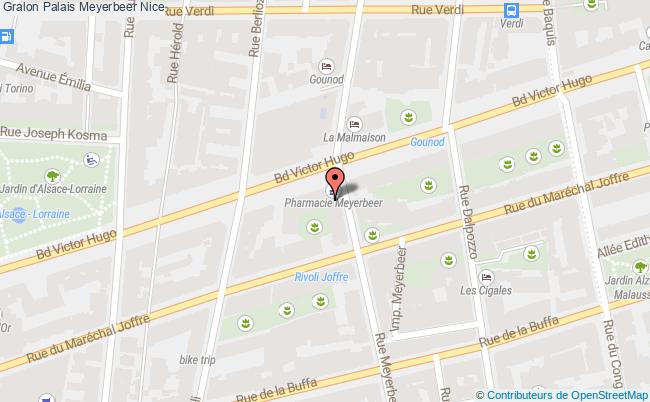 plan Palais Meyerbeer Nice Nice
