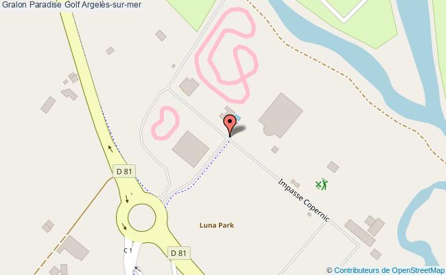 plan Paradise Golf Argelès-sur-mer Argelès-sur-mer