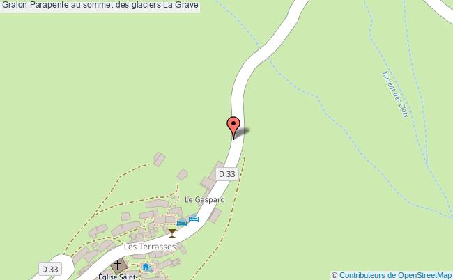 plan Parapente Au Sommet Des Glaciers La Grave La Grave