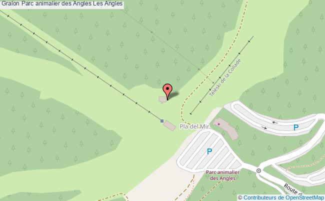 plan Parc Animalier Des Angles Les Angles Les Angles