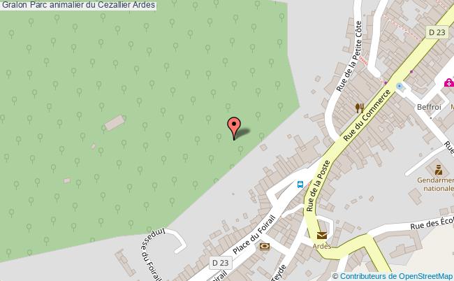 plan Parc Animalier Du Cezallier Ardes Ardes