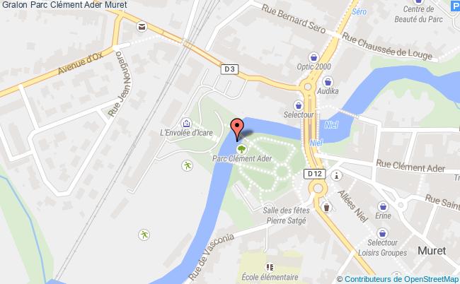plan Parc Clément Ader Muret Muret