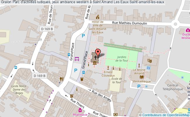 plan Parc D'activités Ludiques, Jeux Ambiance Western à Saint Amand Les Eaux Saint-amand-les-eaux Saint-amand-les-eaux