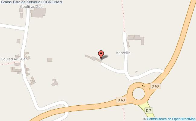 plan Parc De Kervellic Locronan LOCRONAN