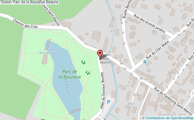 plan Parc De La Bouzaize Beaune Beaune
