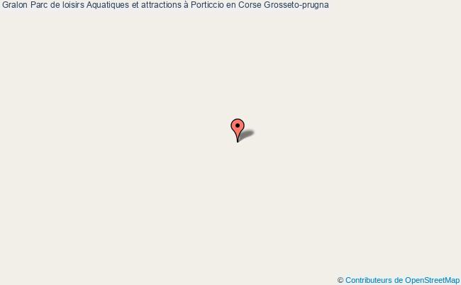 plan Parc De Loisirs Aquatiques Et Attractions à Porticcio En Corse Grosseto-prugna Grosseto-prugna