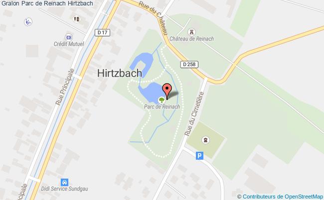 plan Parc De Reinach Hirtzbach Hirtzbach