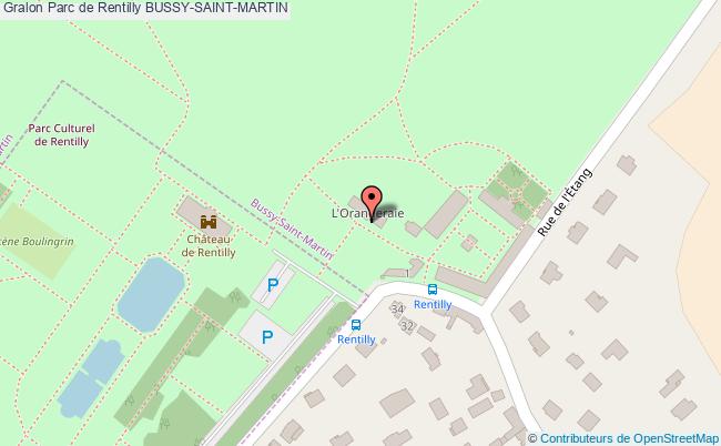 plan Parc De Rentilly Bussy-saint-martin BUSSY-SAINT-MARTIN