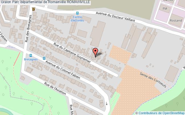 plan Parc Départemental De Romainville Romainville ROMAINVILLE