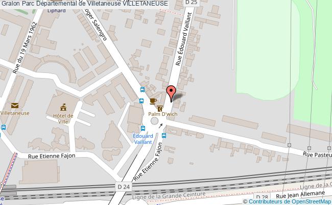 plan Parc Départemental De Villetaneuse Villetaneuse VILLETANEUSE