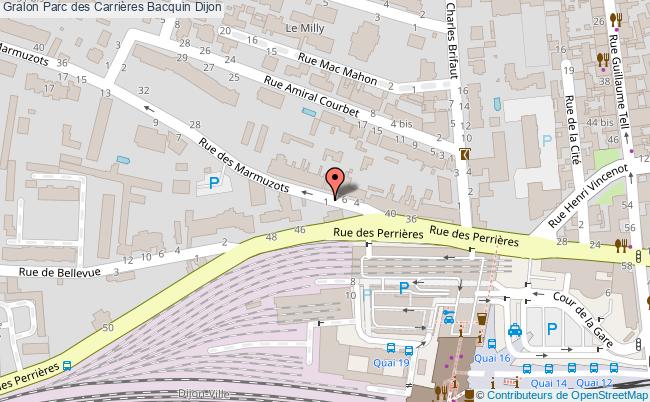 plan Parc Des Carrières Bacquin Dijon Dijon