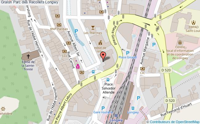 plan Parc Des Recollets Longwy Longwy