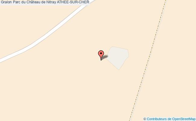 plan Parc Du Château De Nitray Athee-sur-cher ATHEE-SUR-CHER