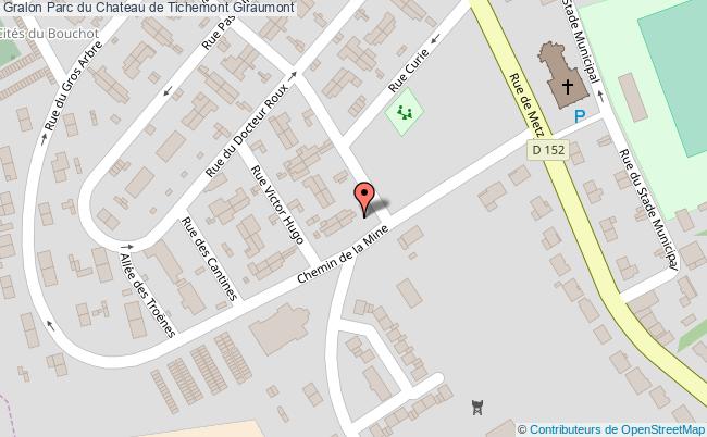 plan Parc Du Chateau De Tichemont Giraumont Giraumont