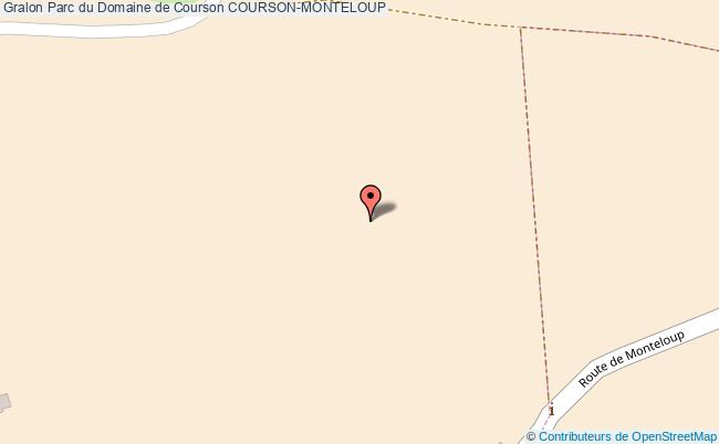 plan Parc Du Domaine De Courson Courson-monteloup COURSON-MONTELOUP