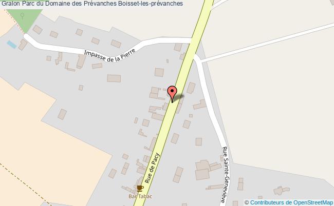 plan Parc Du Domaine Des Prévanches Boisset-les-prévanches Boisset-les-prévanches