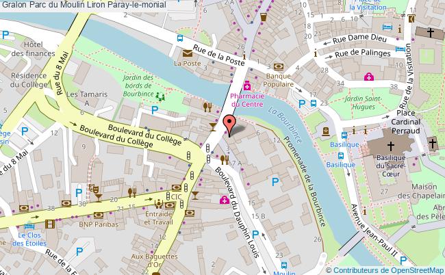 plan Parc Du Moulin Liron Paray-le-monial Paray-le-monial