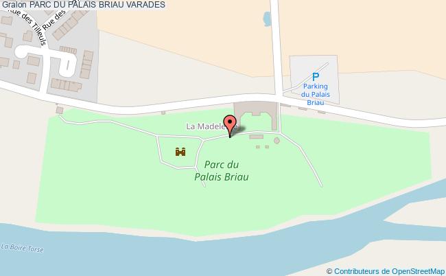 plan Parc Du Palais Briau Varades VARADES
