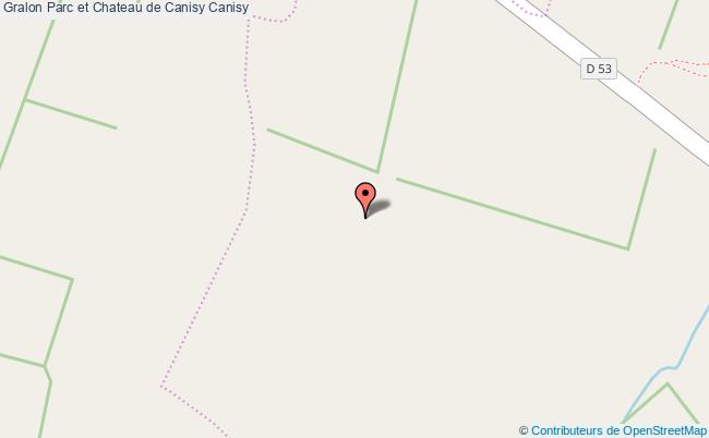 plan Parc Et Chateau De Canisy Canisy Canisy