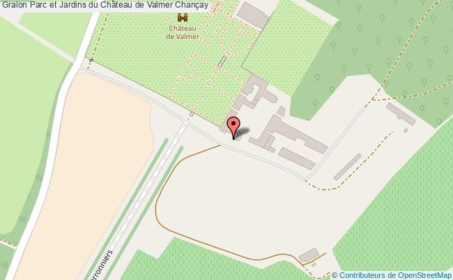 plan Parc Et Jardins Du Château De Valmer Chançay Chançay