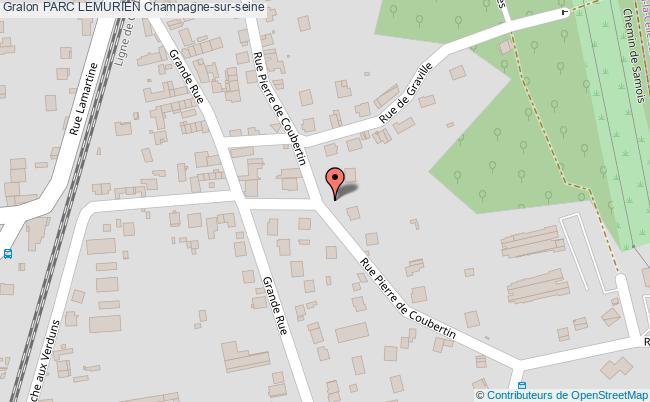 plan Parc Lemurien Champagne-sur-seine Champagne-sur-seine