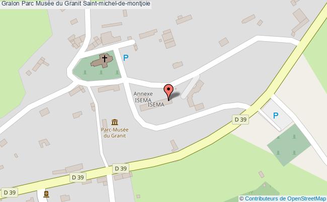 plan Parc Musée Du Granit Saint-michel-de-montjoie Saint-michel-de-montjoie