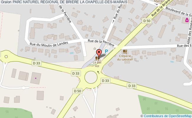 plan Parc Naturel RÉgional De BriÈre La Chapelle-des-marais LA CHAPELLE-DES-MARAIS