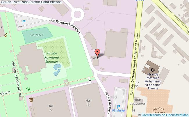 plan Parc Pass Partoo Saint-etienne Saint-etienne