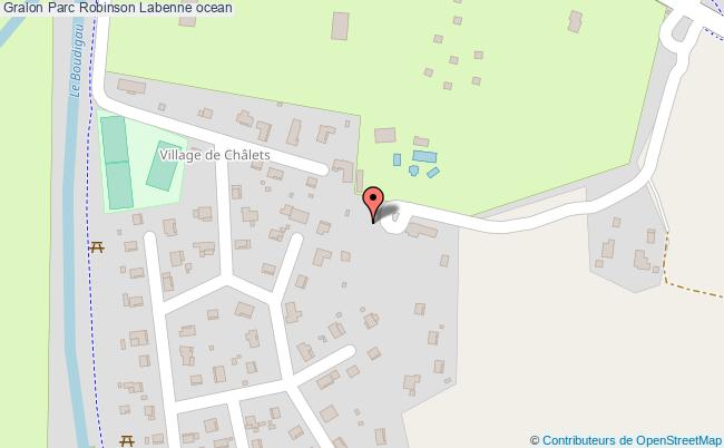 plan Parc Robinson Labenne Ocean Labenne ocean