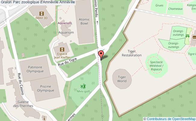 plan Parc Zoologique D'amnéville Amnéville Amnéville