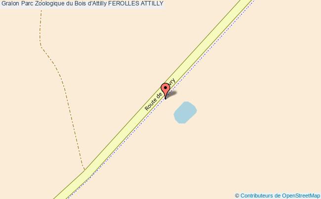 plan Parc Zoologique Du Bois D'attilly Ferolles Attilly FEROLLES ATTILLY