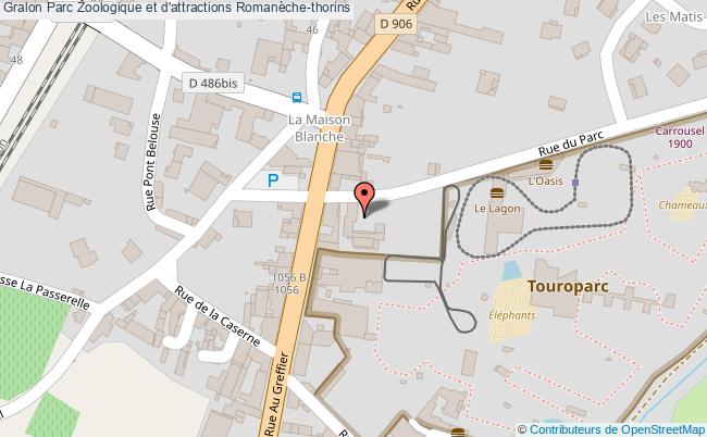 plan Parc Zoologique Et D'attractions Romanèche-thorins Romanèche-thorins