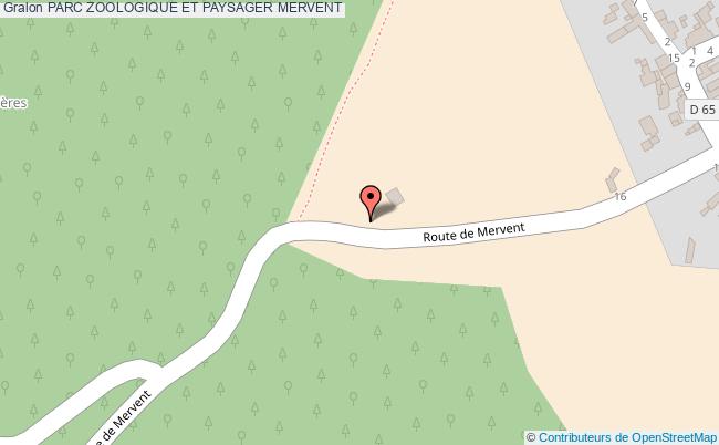 plan Parc Zoologique Et Paysager Mervent MERVENT