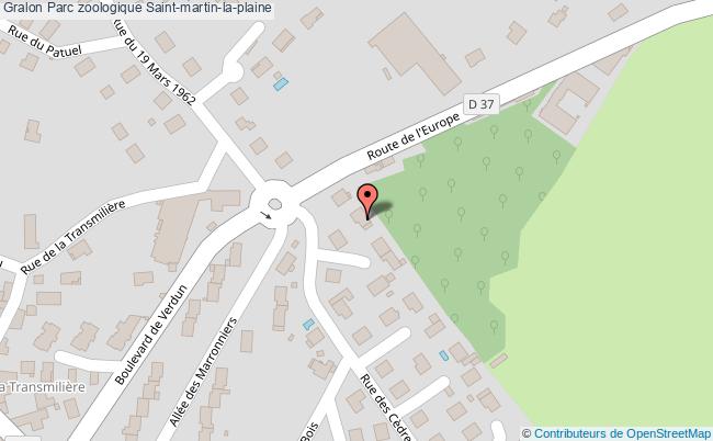plan Parc Zoologique Saint-martin-la-plaine Saint-martin-la-plaine