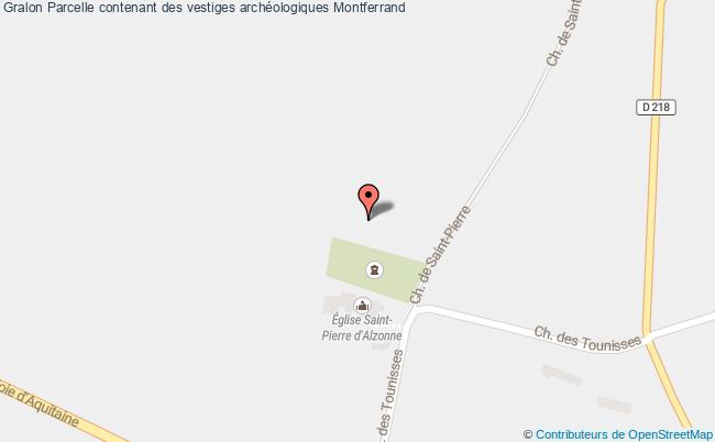 plan Parcelle Contenant Des Vestiges Archéologiques Montferrand Montferrand