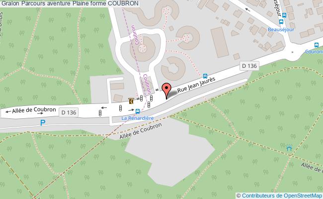plan Parcours Aventure Plaine Forme Coubron COUBRON