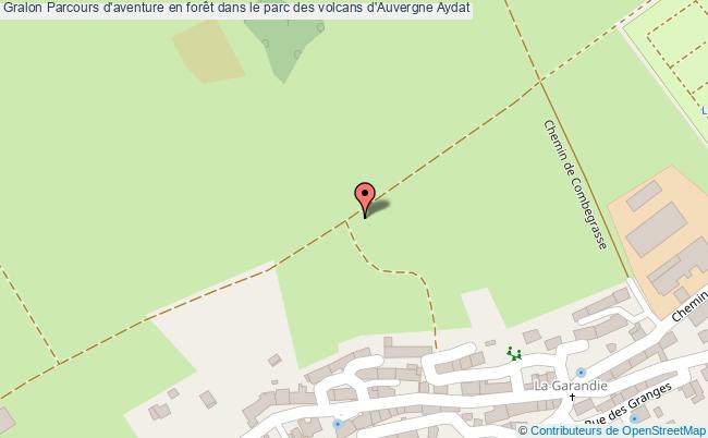 plan Parcours D'aventure En Forêt Dans Le Parc Des Volcans D'auvergne Aydat Aydat