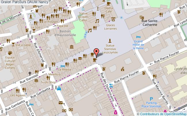 plan Parcours Daum Nancy Nancy