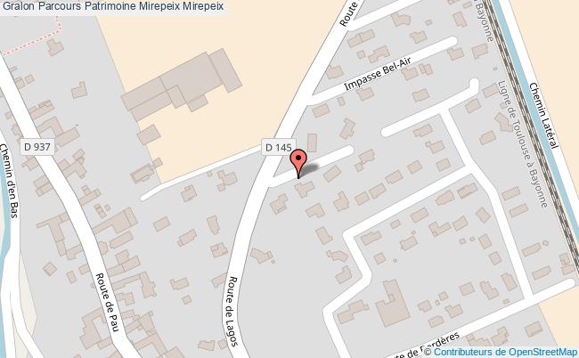 plan Parcours Patrimoine Mirepeix Mirepeix Mirepeix