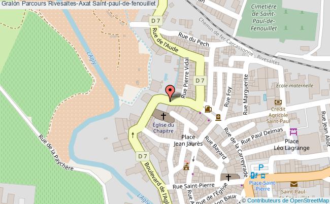 plan Parcours Rivesaltes-axat Saint-paul-de-fenouillet Saint-paul-de-fenouillet